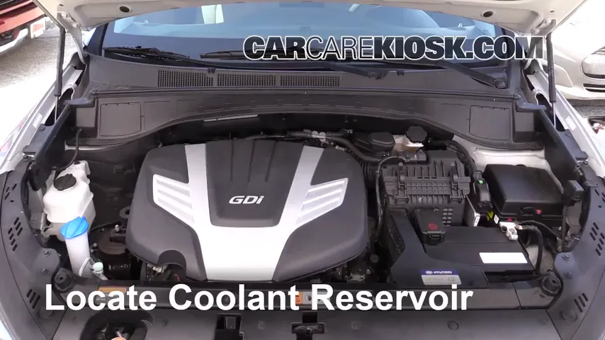 2017 Hyundai Santa Fe SE 3.3L V6 Coolant (Antifreeze)